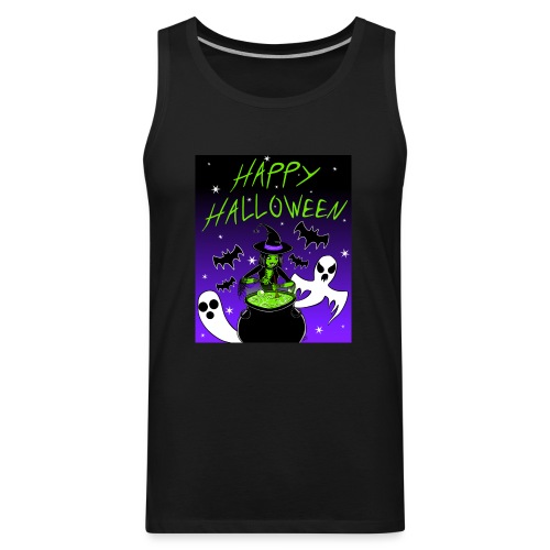 Happy Halloween Witch Brewing - Men's Premium Tank