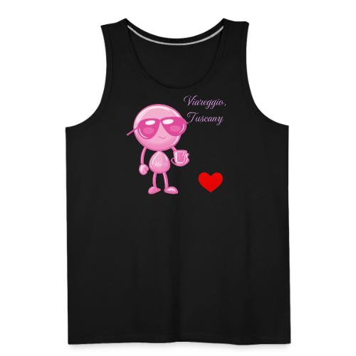 Smoon City_Viareggio Tuscany Pink - Men's Premium Tank