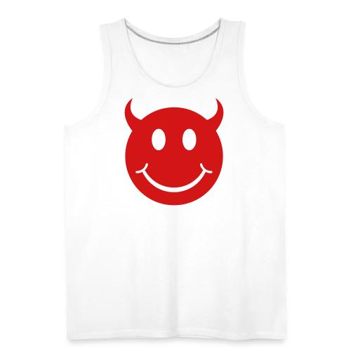 Smiley Devil Face - Men's Premium Tank