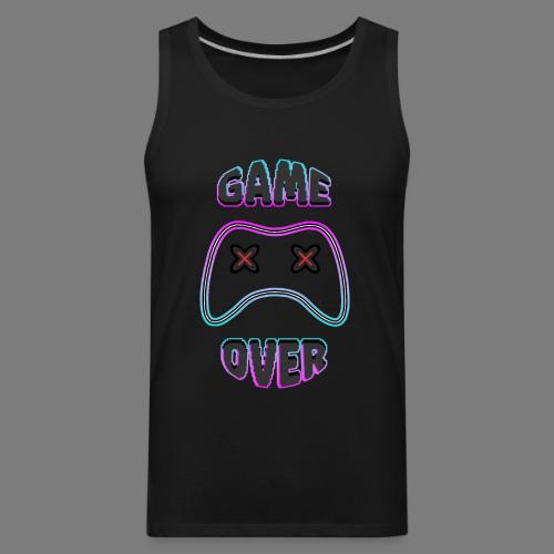 Game Over - Gamepad gamer gaming fun videogames - Men's Premium Tank