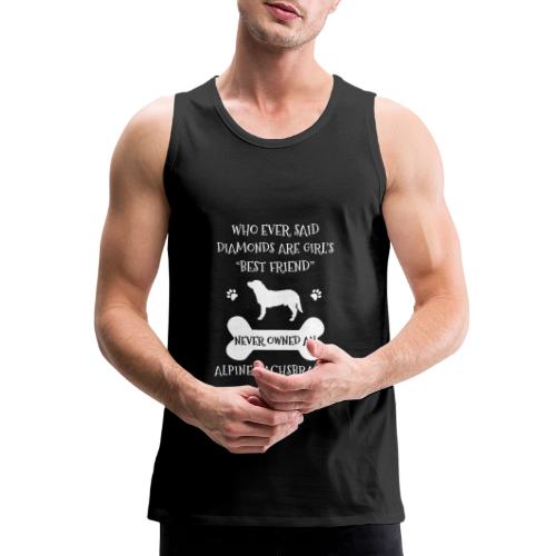 My Best Friend Is Alpine Dachsbracke Cool Gift - Men's Premium Tank