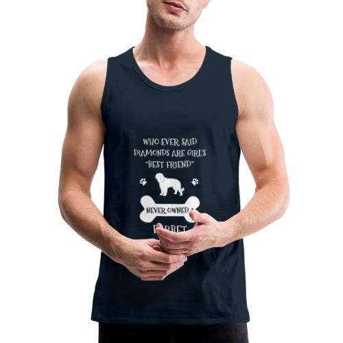 My Best Friend Is Barbet Cool Gift - Men's Premium Tank