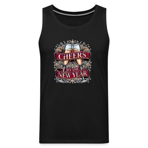 New Year's Champagne T-Shirt - Men's Premium Tank