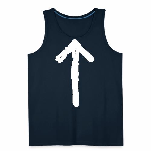 Elder Futhark Rune Tiwaz - Letter T - Men's Premium Tank