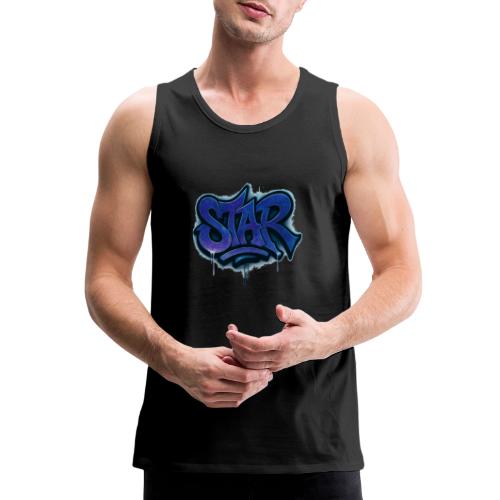 Cosmic STAR Graffiti Tag Tee - Men's Premium Tank