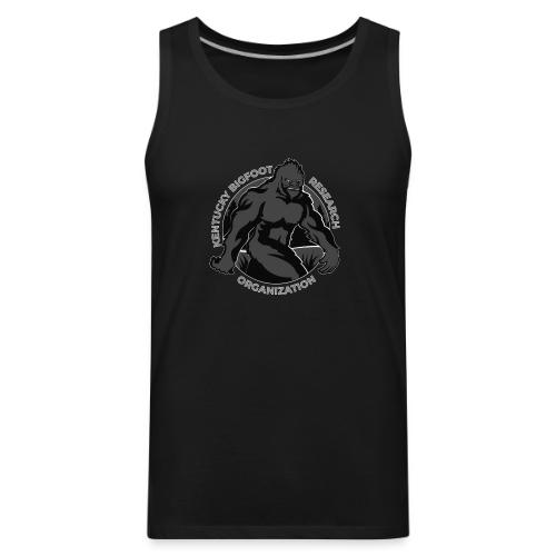 Kentucky Bigfoot Research Organization Logo - Grey - Men's Premium Tank