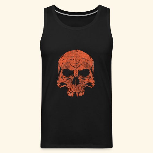 T Shirt print skull streetwear cool vector image - Men's Premium Tank