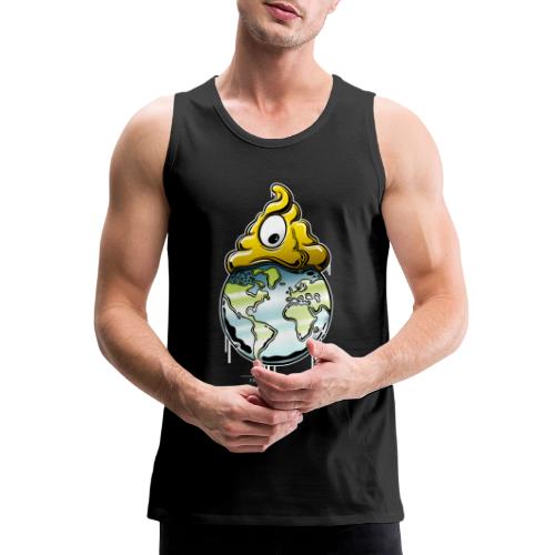 shit rules the world - Men's Premium Tank