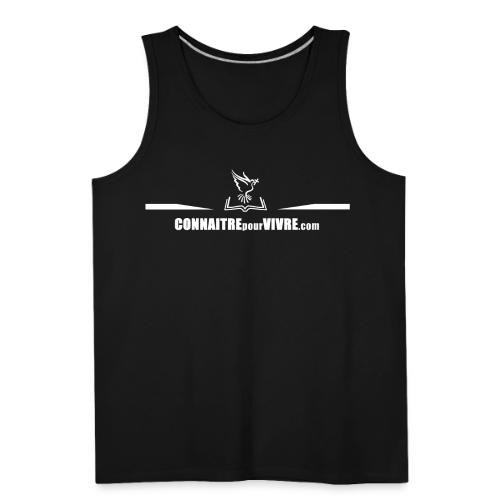 LOGO CONNAITREpourVIVRE - Débardeur Premium pour hommes