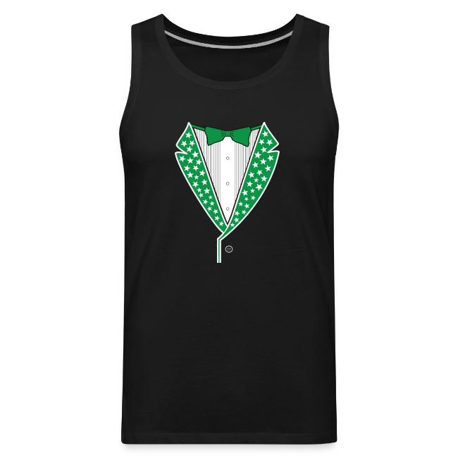 Star Tuxedo in Green PNG