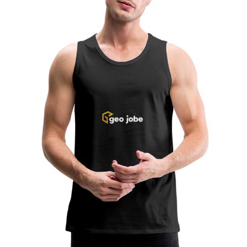 GEO Jobe Corp Logo White Text - Men's Premium Tank