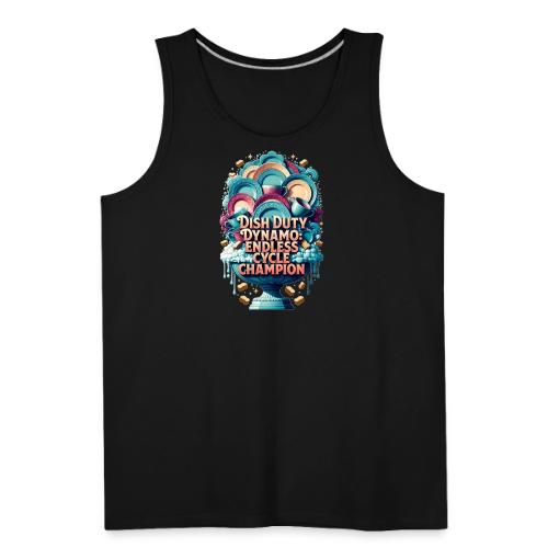 Dish Duty Dynamo T Shirt, Endless Cycle Champion - Men's Premium Tank