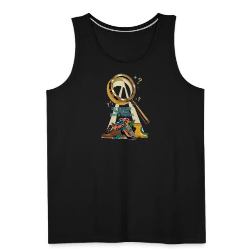 Lost Item Locator T Shirt, Professional Finder Mug - Men's Premium Tank
