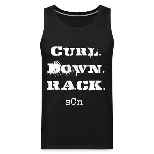 Curl Down Rack - Men's Premium Tank