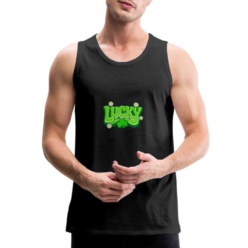 Lucky 70s Retro T-Shirt - Men's Premium Tank