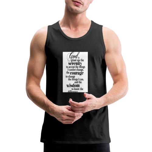 Serenity Prayer - Men's Premium Tank