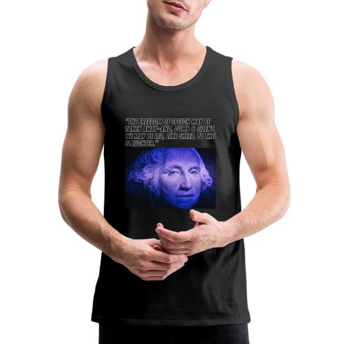 George Washington Freedom of Speech - Men's Premium Tank