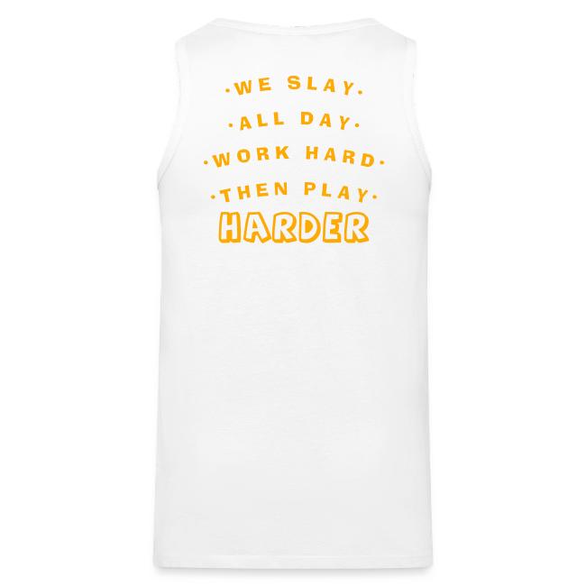 We Slay All Day Shiny Shirt Metallic Silver & Gold