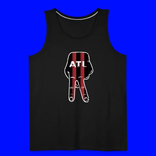 Peace Up, A-Town Down, Five Stripes! - Men's Premium Tank