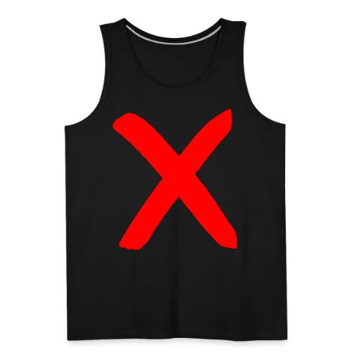 X, Big Red X - Men's Premium Tank