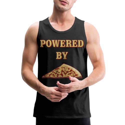 Powered By Pizza - Men's Premium Tank
