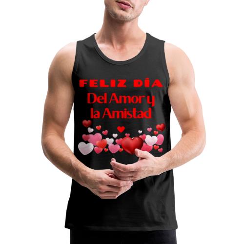 Design Happy Day of Love and Friendship, February. - Men's Premium Tank