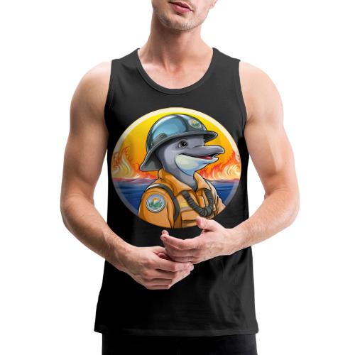 Dolphin Firefighter - Men's Premium Tank