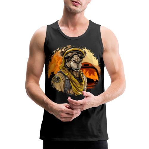Camel Firefighter - Men's Premium Tank