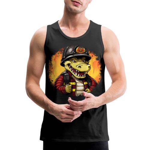 Fireman crocodile - Men's Premium Tank