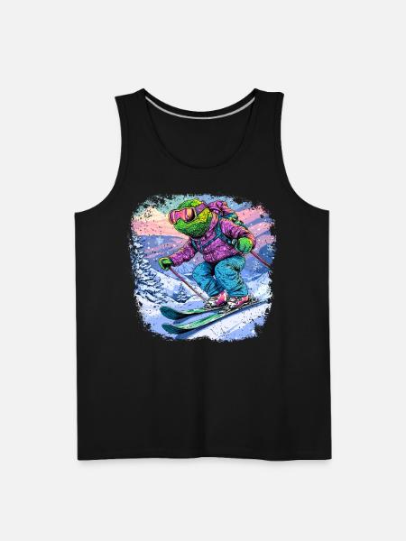 Chameleons Ski / Skiers Chameleon - Men's Premium Tank - black