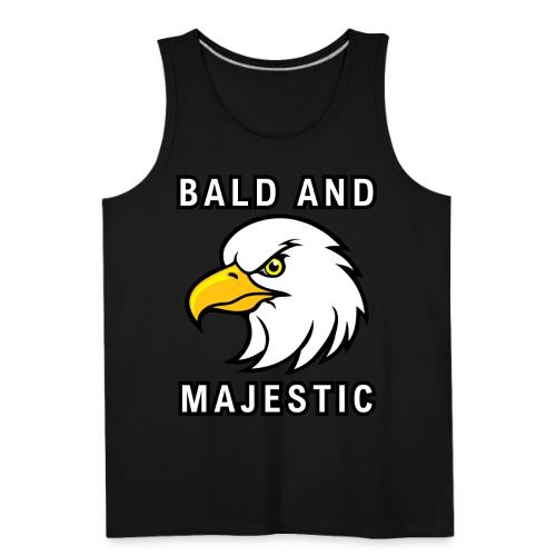 Bald and Majestic - Bald Eagle Head - Men's Premium Tank