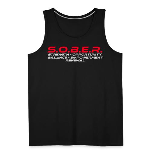 S O B E R - Men's Premium Tank
