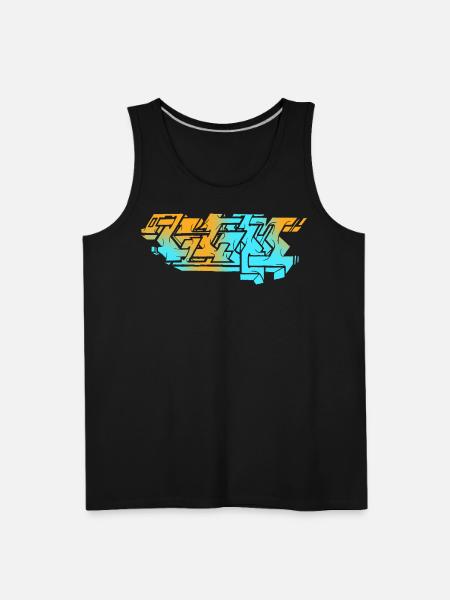 Graffiti Piece - Light - Men's Premium Tank - black