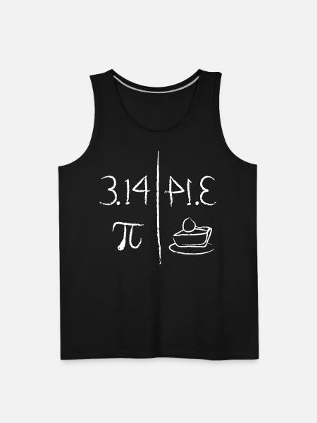 Pi Mirrors Pie - Men's Premium Tank - black
