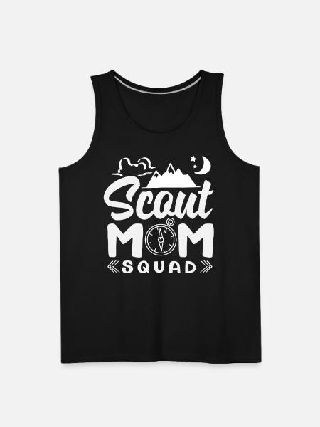 Proud Mother Scout Scouting Mom Squad - Men's Premium Tank - black