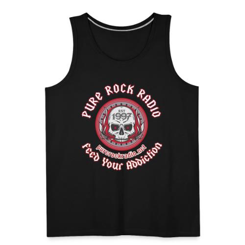 PUREROCKRADIO darkback radioflag PNG png - Men's Premium Tank