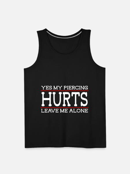 Piercer Piercing Body Jewelry - Men's Premium Tank - black