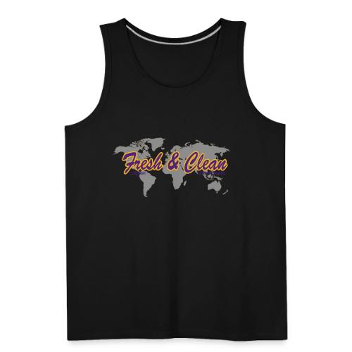 freashandcleanlogolakers - Men's Premium Tank