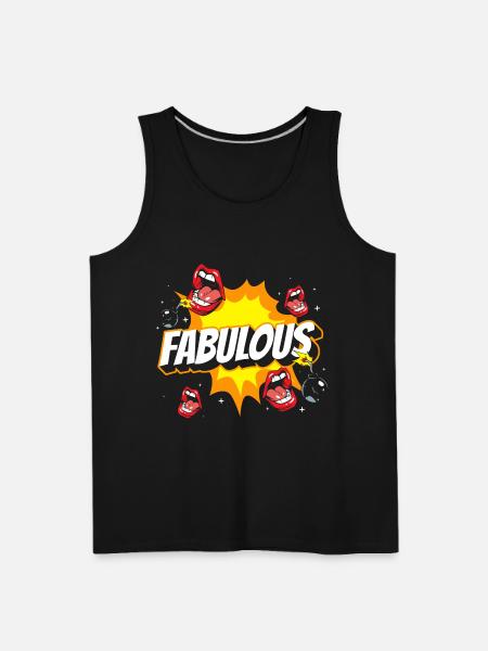 Comic Style Design Pow! - Men's Premium Tank - black