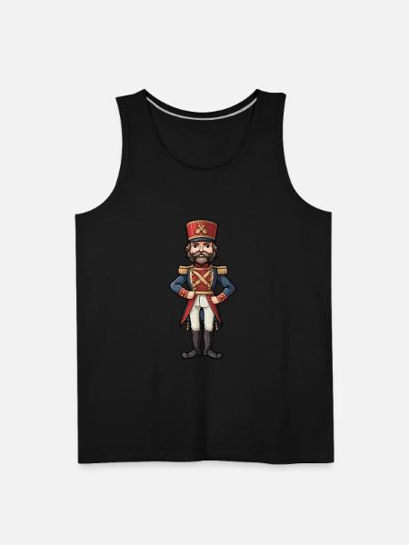 Nutcracker Figurine - Men's Premium Tank - black