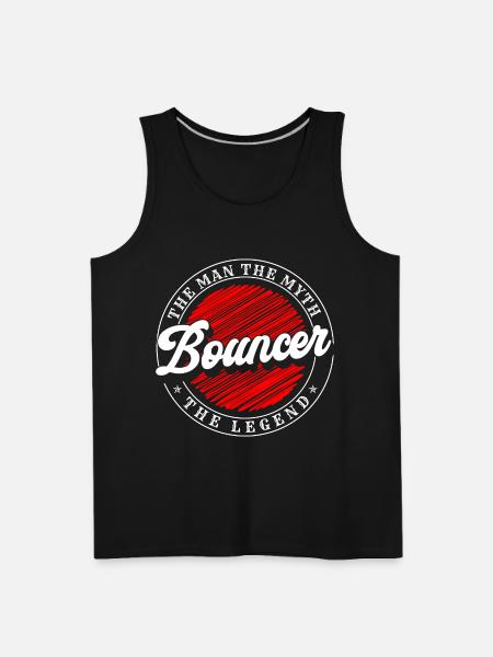 Bouncer Profession Strong - Men's Premium Tank - black