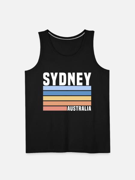 Sydney Australia - Men's Premium Tank - black