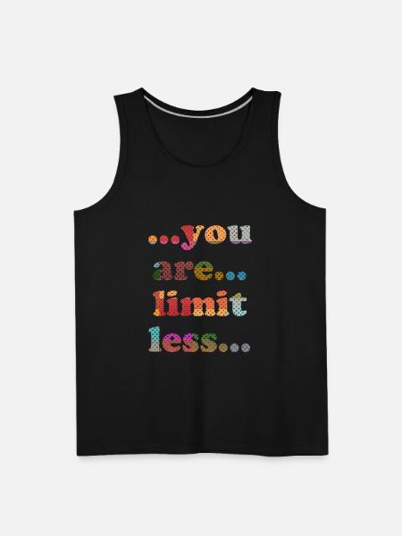 You are limitless - Men's Premium Tank - black
