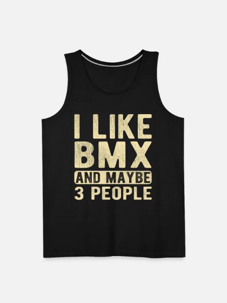 BMX Saying - Men's Premium Tank - black