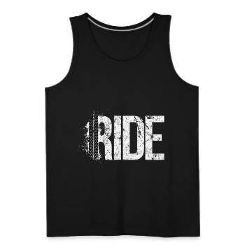 Motorcycle - Men's Premium Tank - black - Front