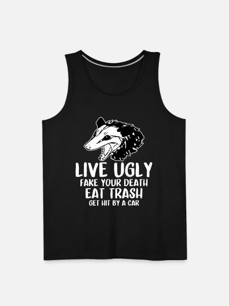 OPOSSUM QUOTES - Men's Premium Tank - black
