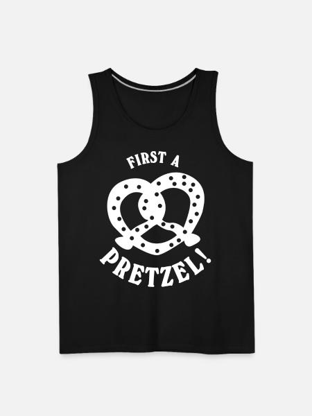 Pretzel Pretzels - Men's Premium Tank - black