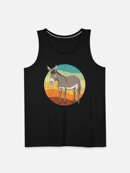 Mule Lover Mules Owner - Men's Premium Tank - black