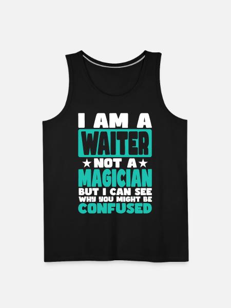 Waiter - Men's Premium Tank - black