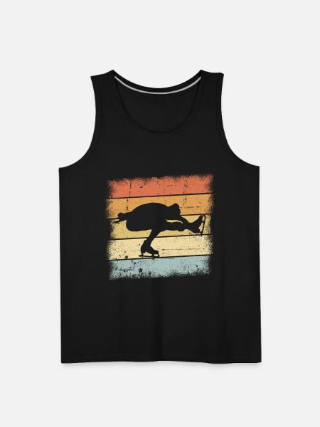 Figure Skating Retro - Men's Premium Tank - black